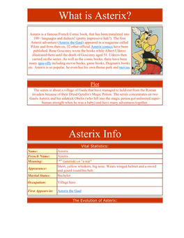 Asterix Info