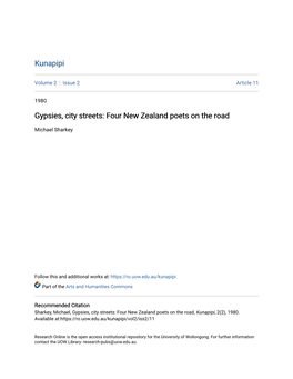 Four New Zealand Poets on the Road
