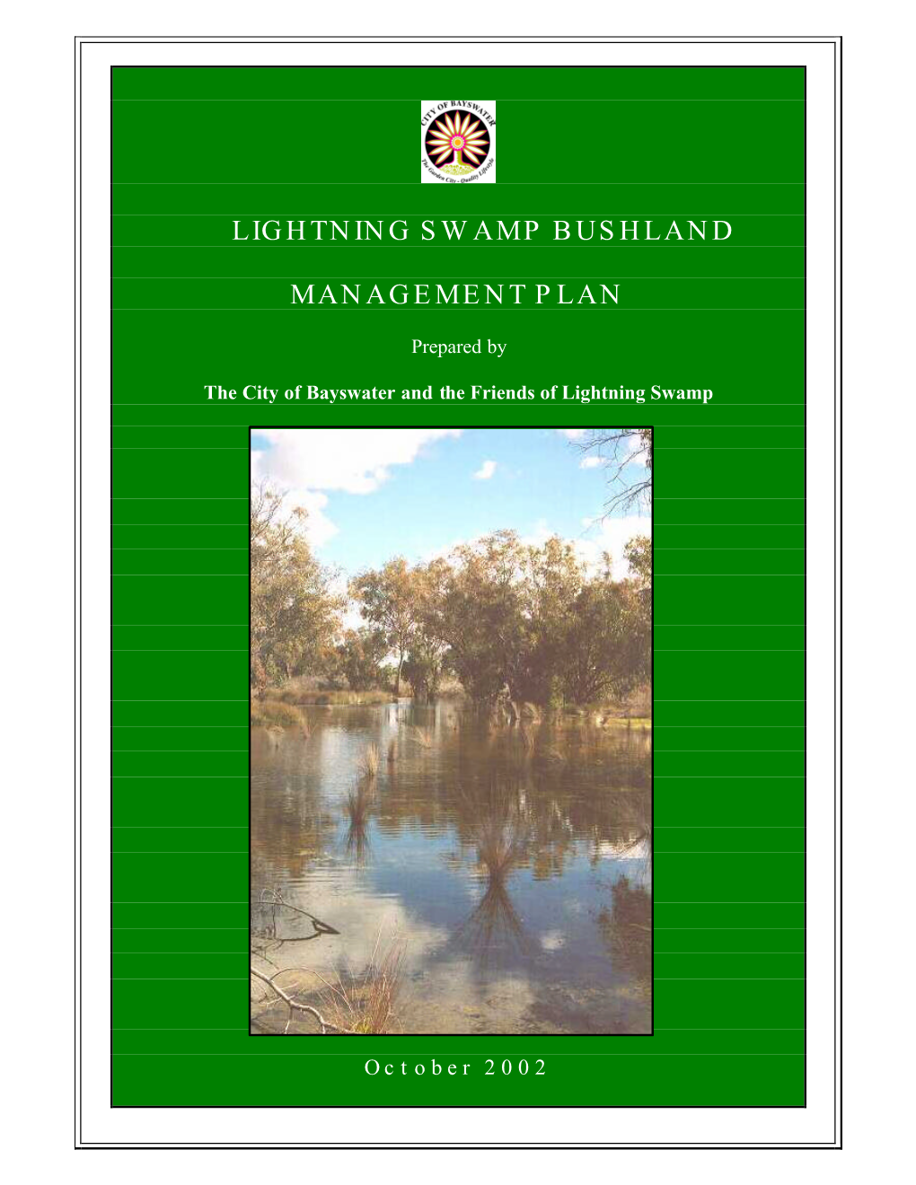 Final Lightning Swamp Management Plan