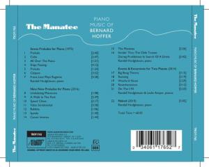 The Manatee PIANO MUSIC of the Manatee BERNARD