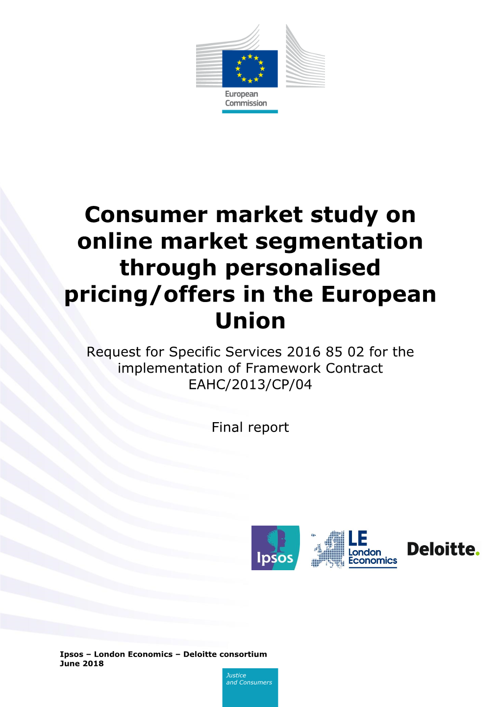 Consumer Market Study on Online Market Segmentation Through