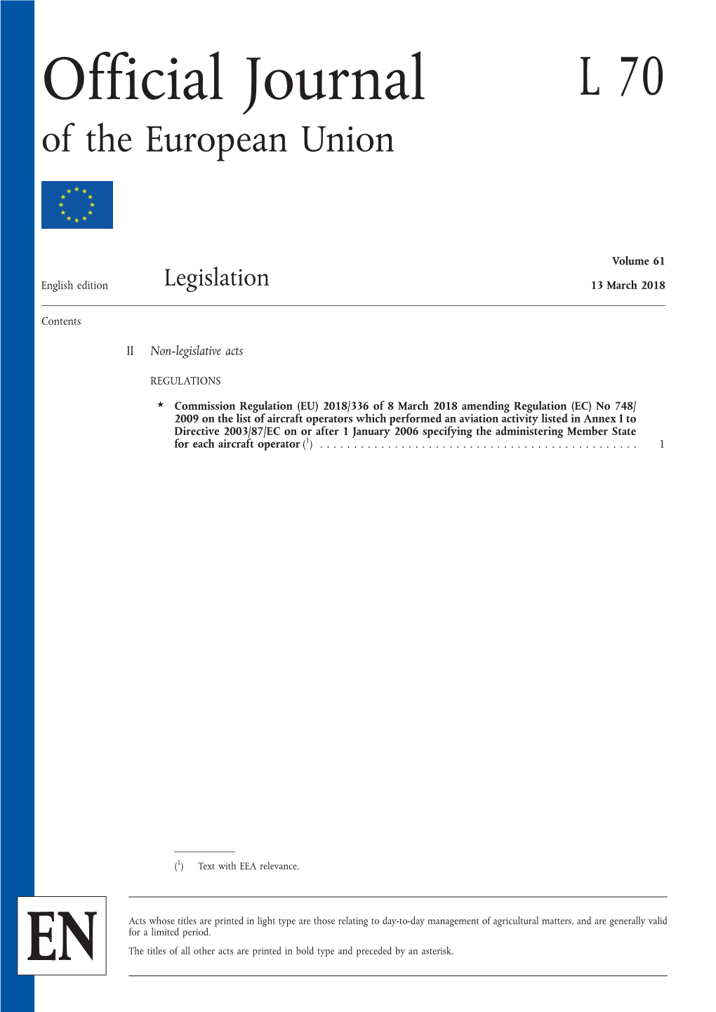 Official Journal of the European Union L 70/1