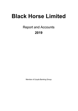 Black Horse Limited Annual Report