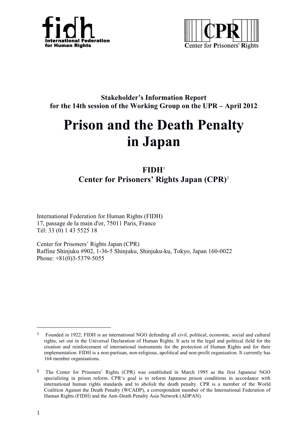 Prison And The Death Penalty In Japan DocsLib   Prison And The Death Penalty In Japan 