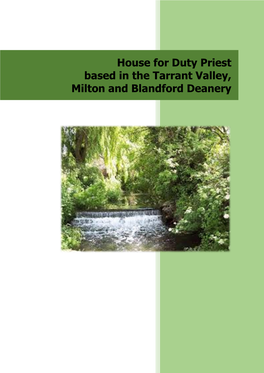 House for Duty Priest Based in the Tarrant Valley, Milton and Blandford Deanery