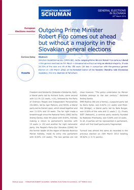 GENERAL ELECTIONS in SLOVAKIA 05Th March 2016