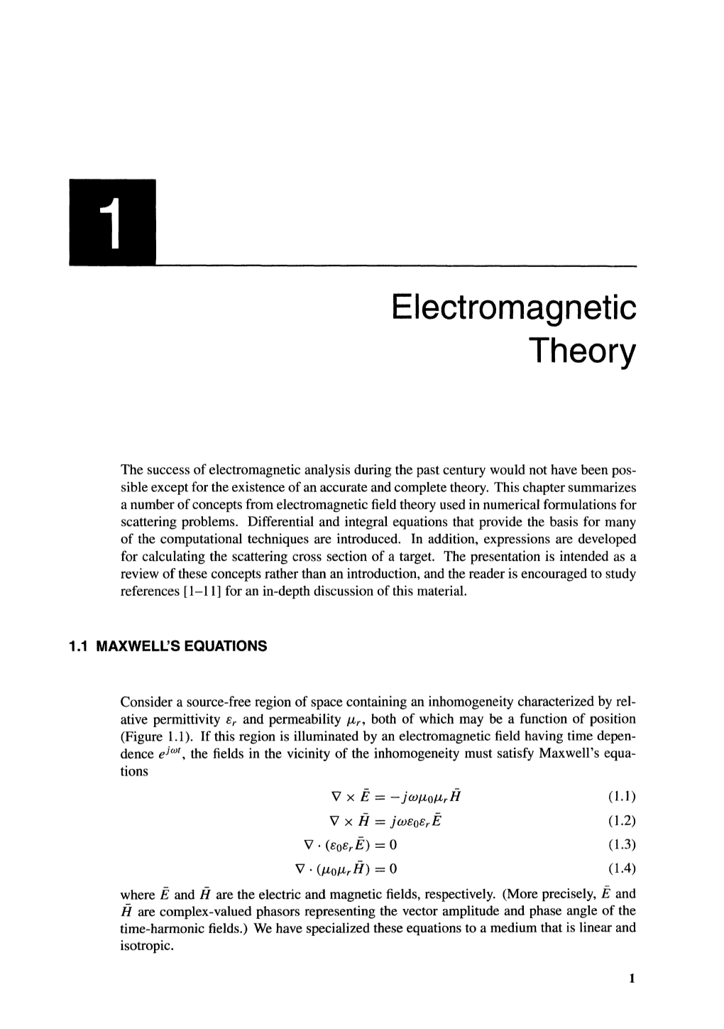 Electromagnetic Theory