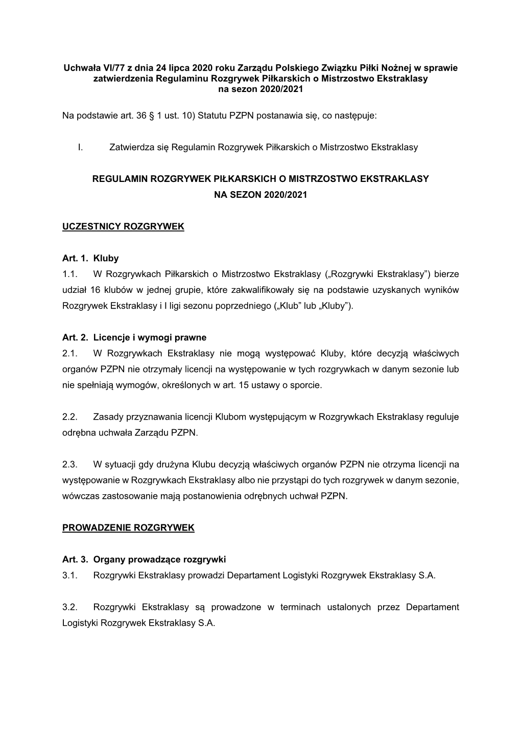 3569-Regulamin Ekstraklasa 2020.2021.Pdf