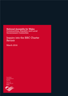 Inquiry Into the BBC Charter Review