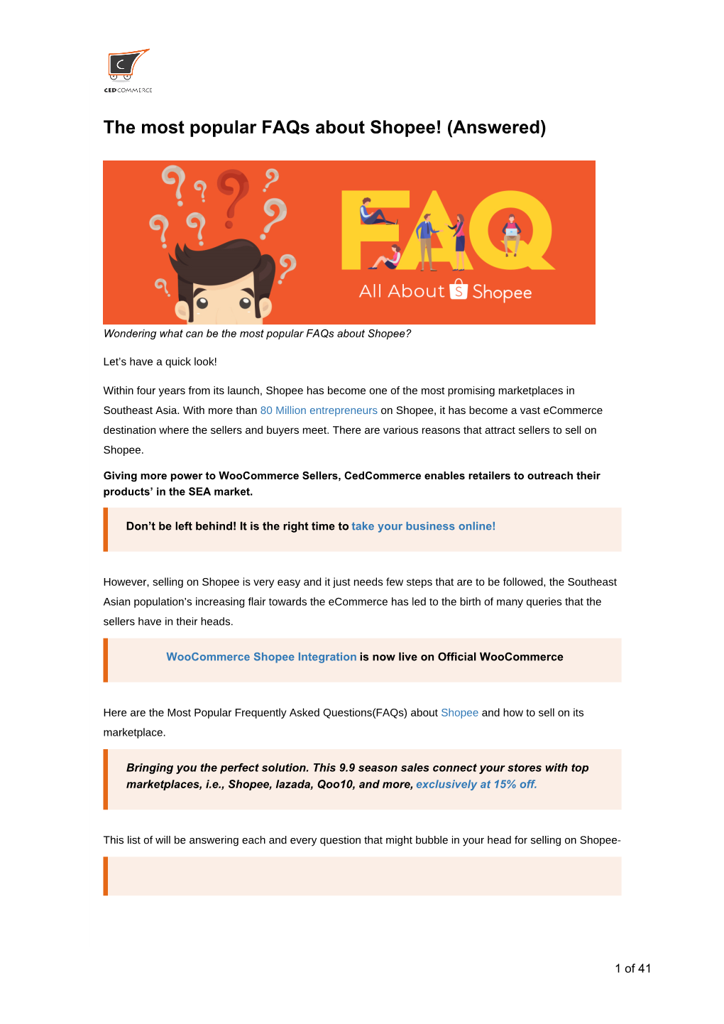 The Most Popular Faqs About Shopee! (Answered)