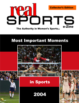 Most Important Moments in Sports 2004