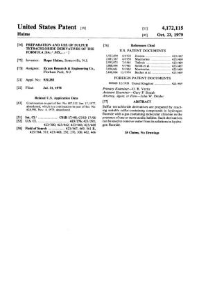 United States Patent (19) (11) 4,172,115 Hulme (45) Oct