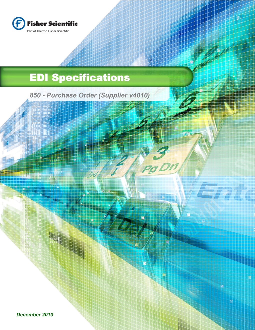 EDI Specification 850 Purchase Order