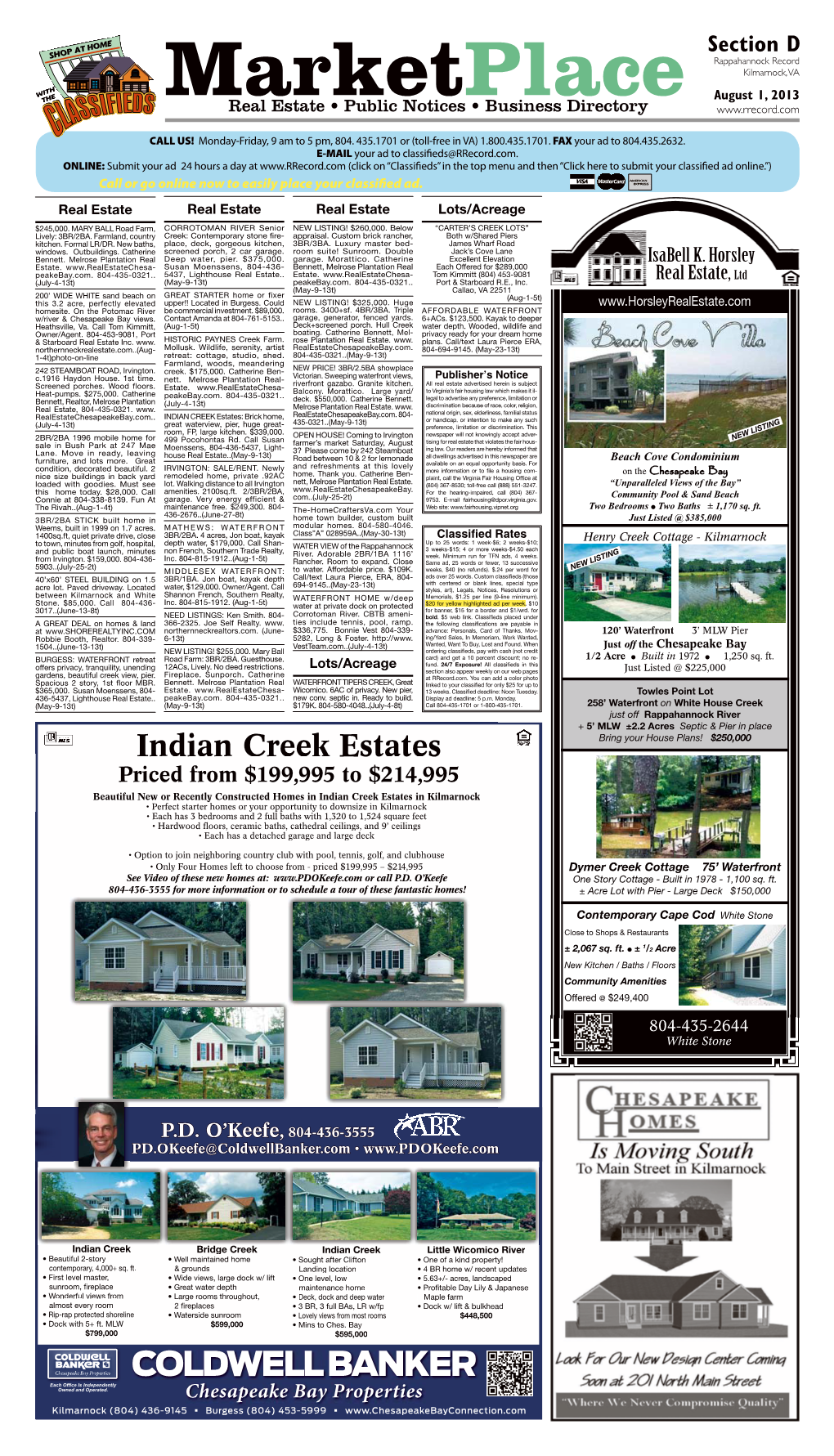 Rappahannock Record, August 1, 2013, Section D