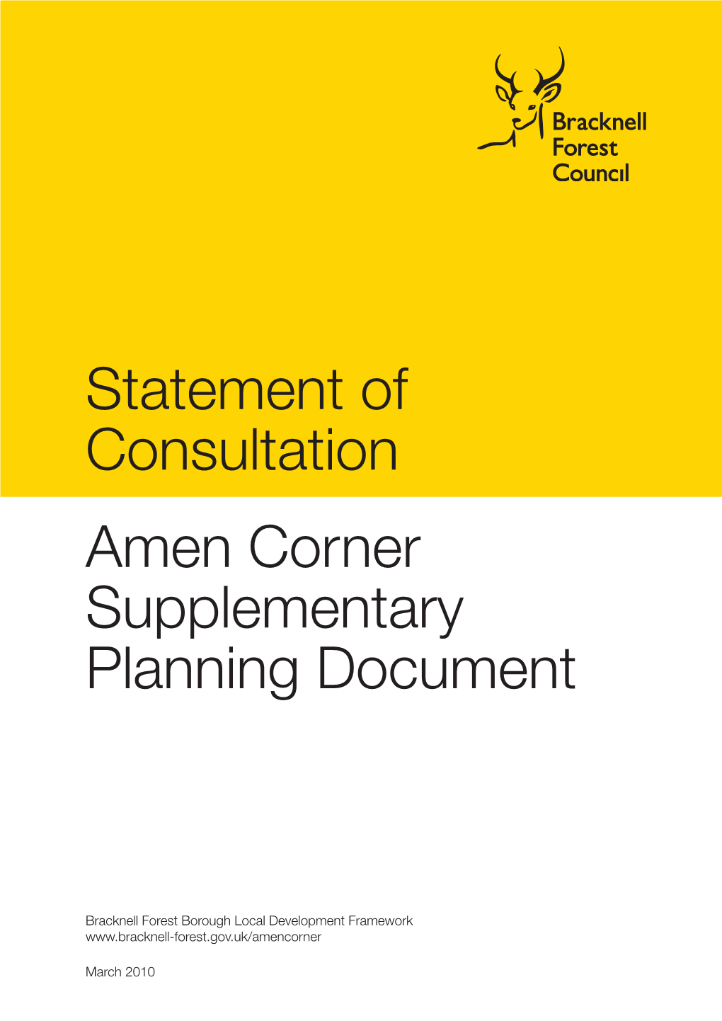 Amen Corner Statement of Consultation