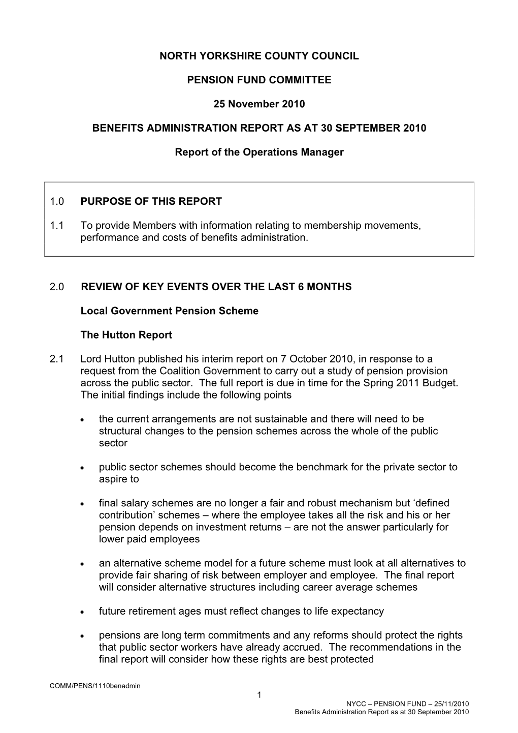 North Yorkshire Pension Fund