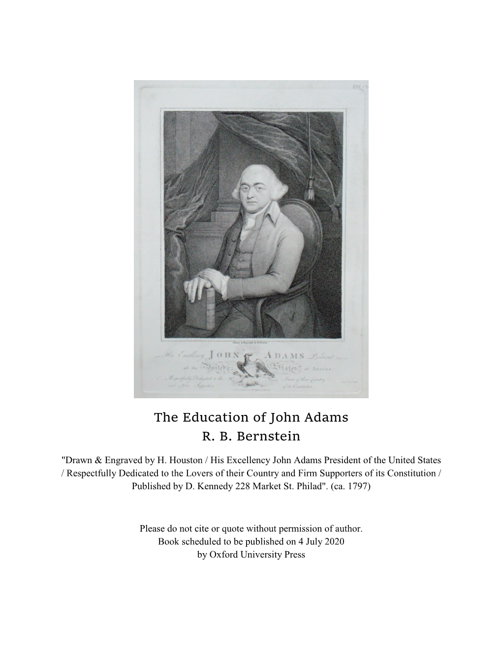 The Education of John Adams R