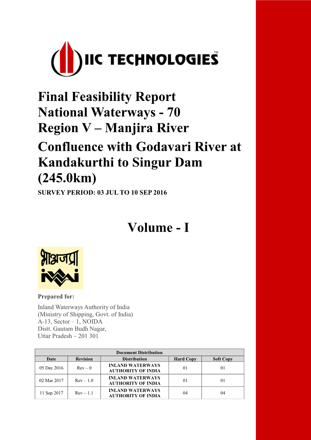 Final Feasibility Report National Waterways