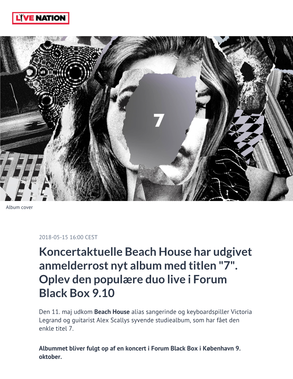 Koncertaktuelle Beach House Har Udgivet Anmelderrost Nyt Album Med Titlen 