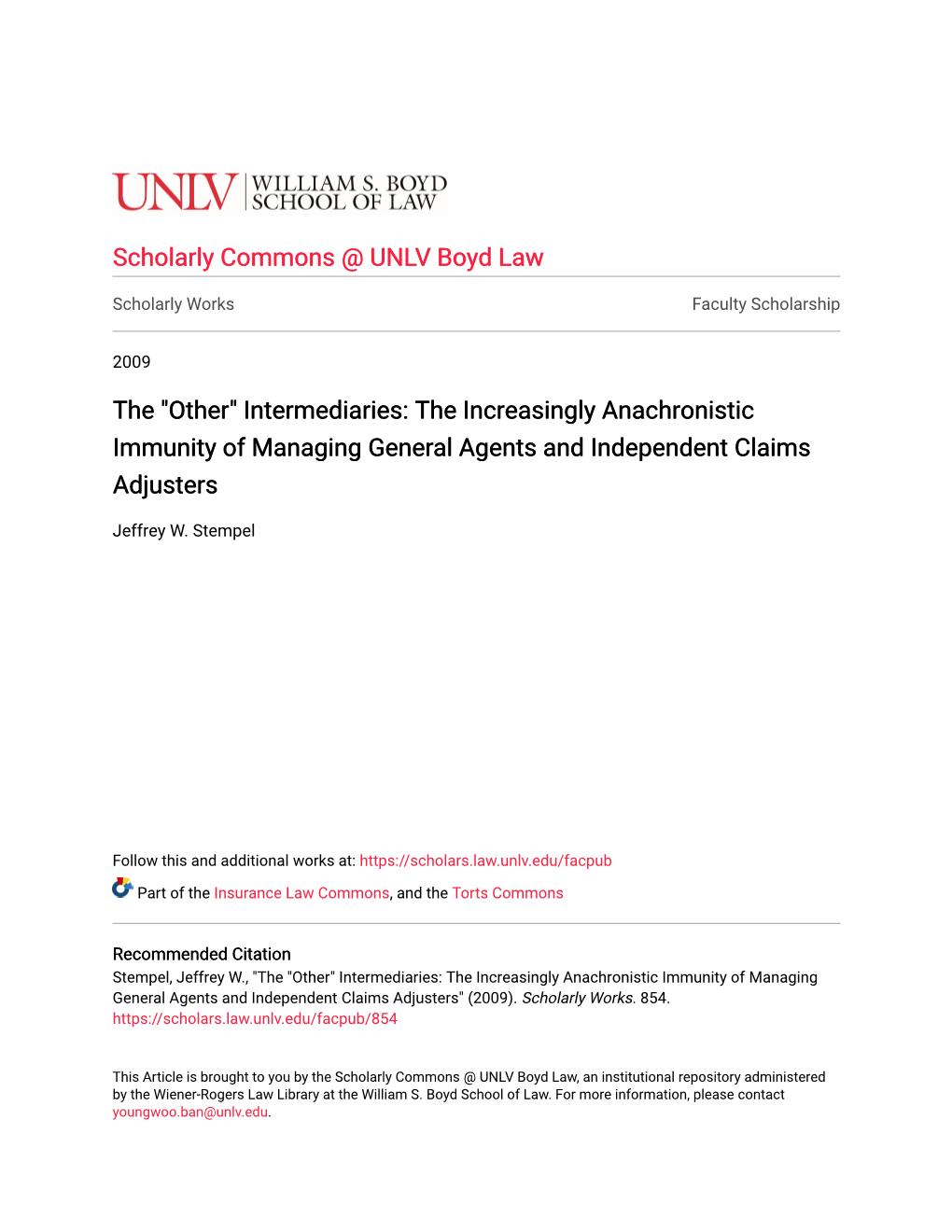The Increasingly Anachronistic Immunity of Managing General Agents and Independent Claims Adjusters