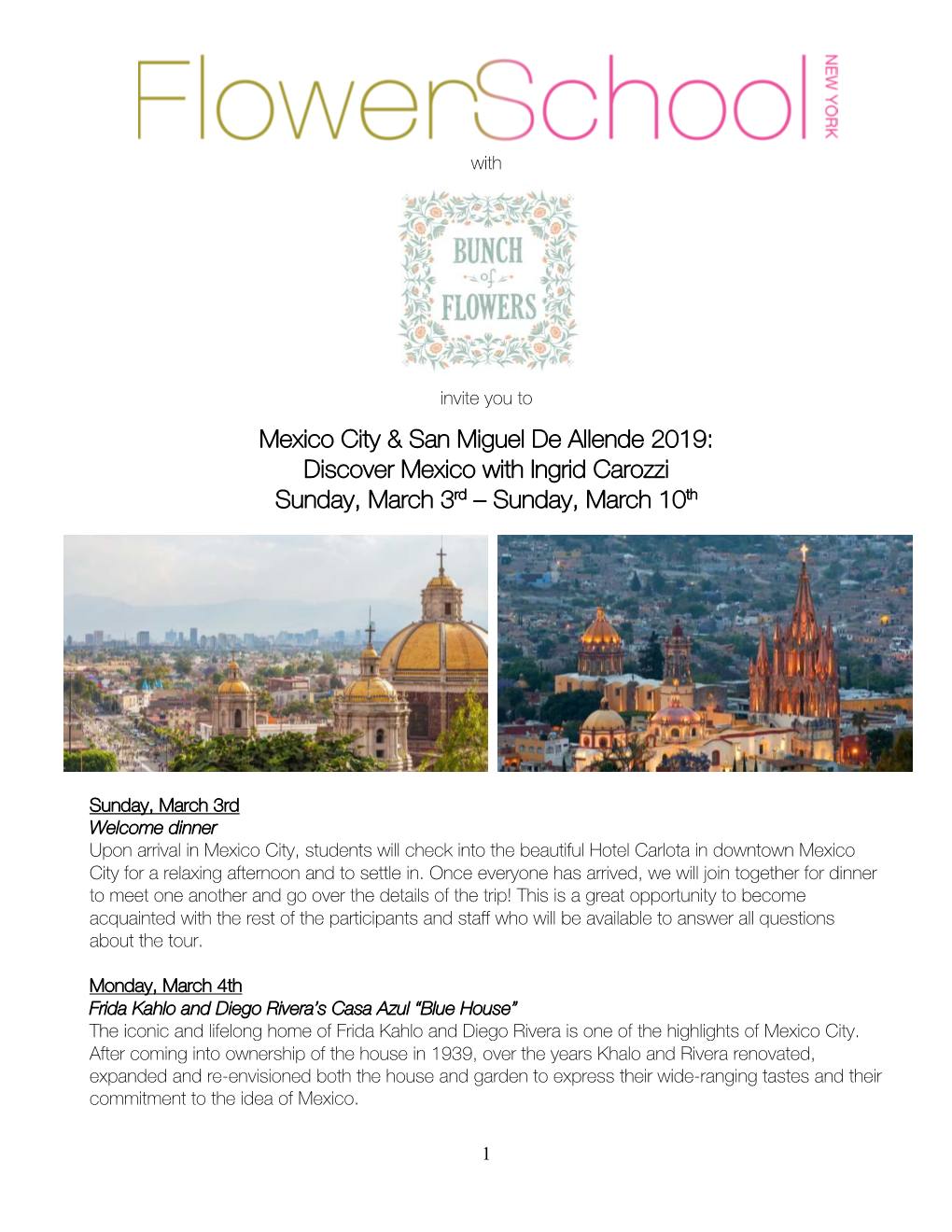 Mexico City & San Miguel De Allende 2019