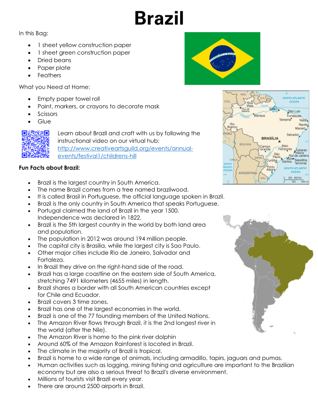 Explore Brazil with Fun Facts