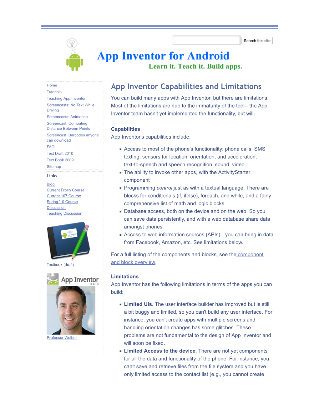 Appinventor.Org Building Apps with App Inventor for Android