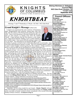 Knightbeat 9-18.Pdf