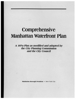 Comprehensive Manhattan Waterfront Plan