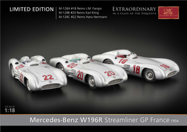 Mercedes-Benz W196R Streamliner GP France 1954 Mercedes-Benz W196R Streamliner GP France 1954