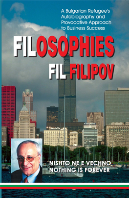 Fil Filipov. FIL FILIPOV: FILOSOPHIES Fil Filipov