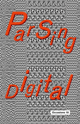 Occasions 18 Parsing Digital