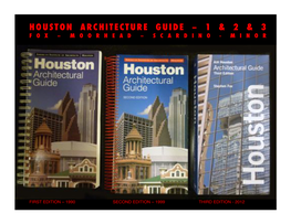 Houston Architecture Guide – 1 & 2 & 3!