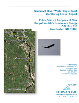 Merrimack River Winter Eagle Roost Monitoring Annual Report Public