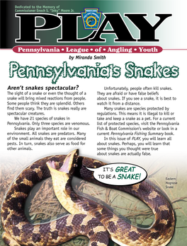 Pennsylvania's Snakes