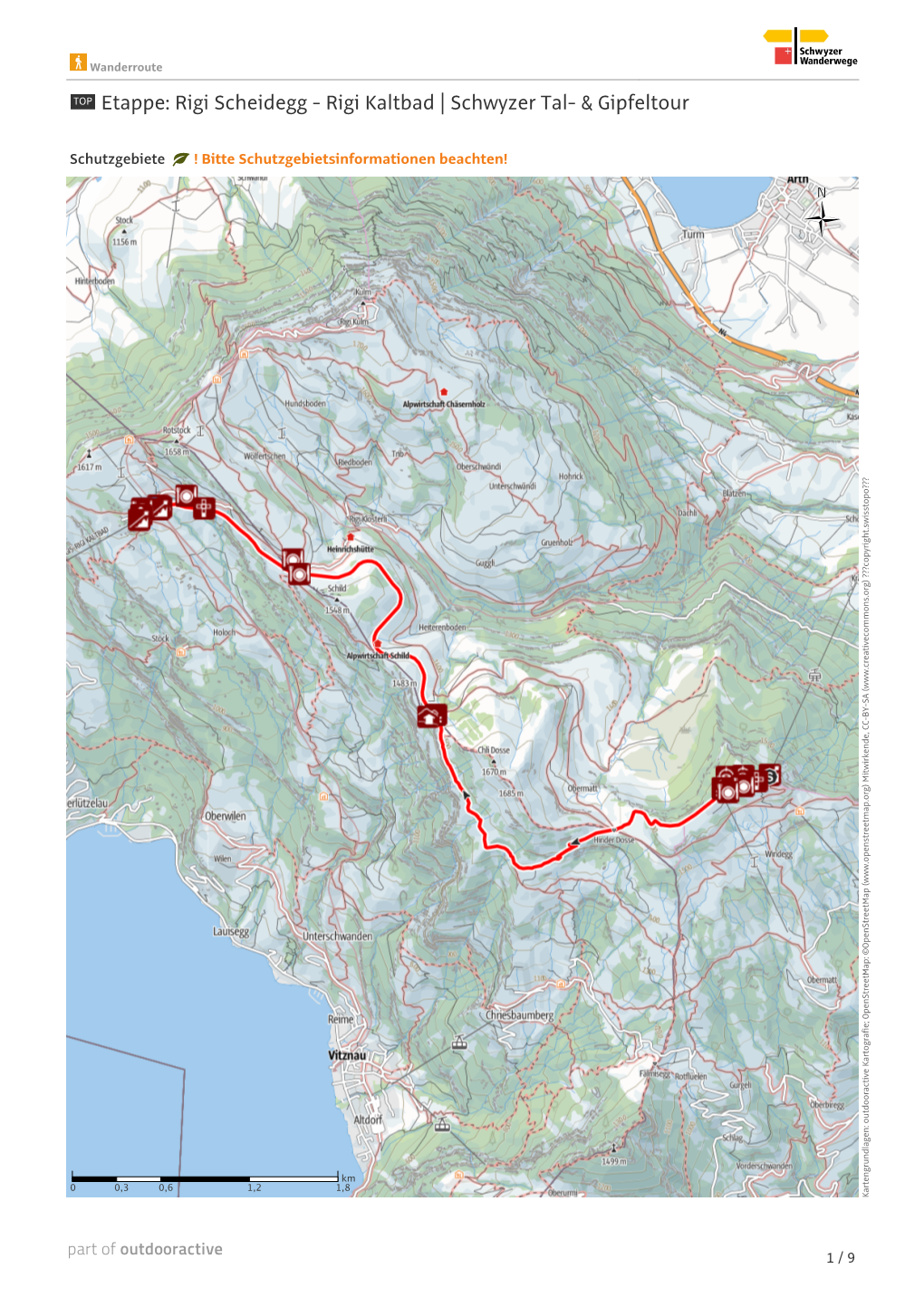 Rigi Scheidegg - Rigi Kaltbad | Schwyzer Tal- & Gipfeltour