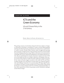 Icts and the Green Economy