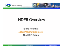 HDF5 Overview.Pptx