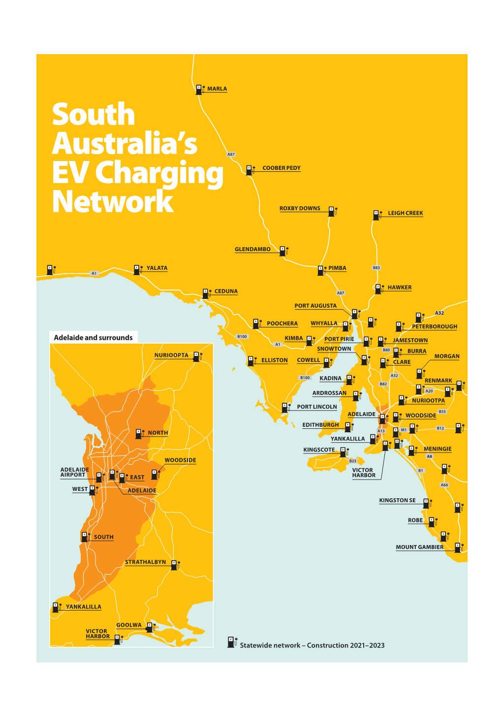 South Australia's EV Charging Network Map and Locations List DocsLib