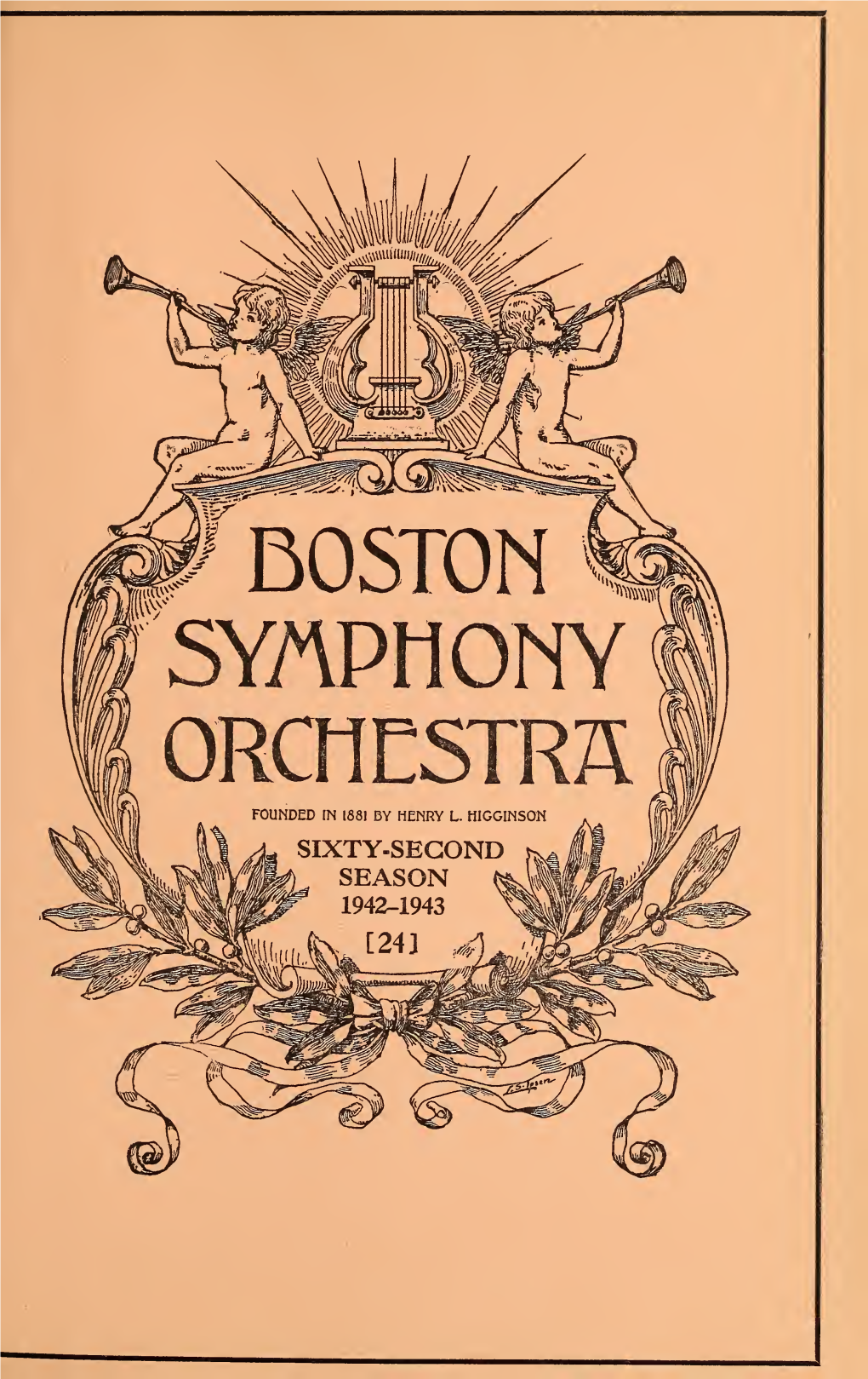 Boston Symphony Orchestra Concert Programs, Season 62,1942-1943, Subscription