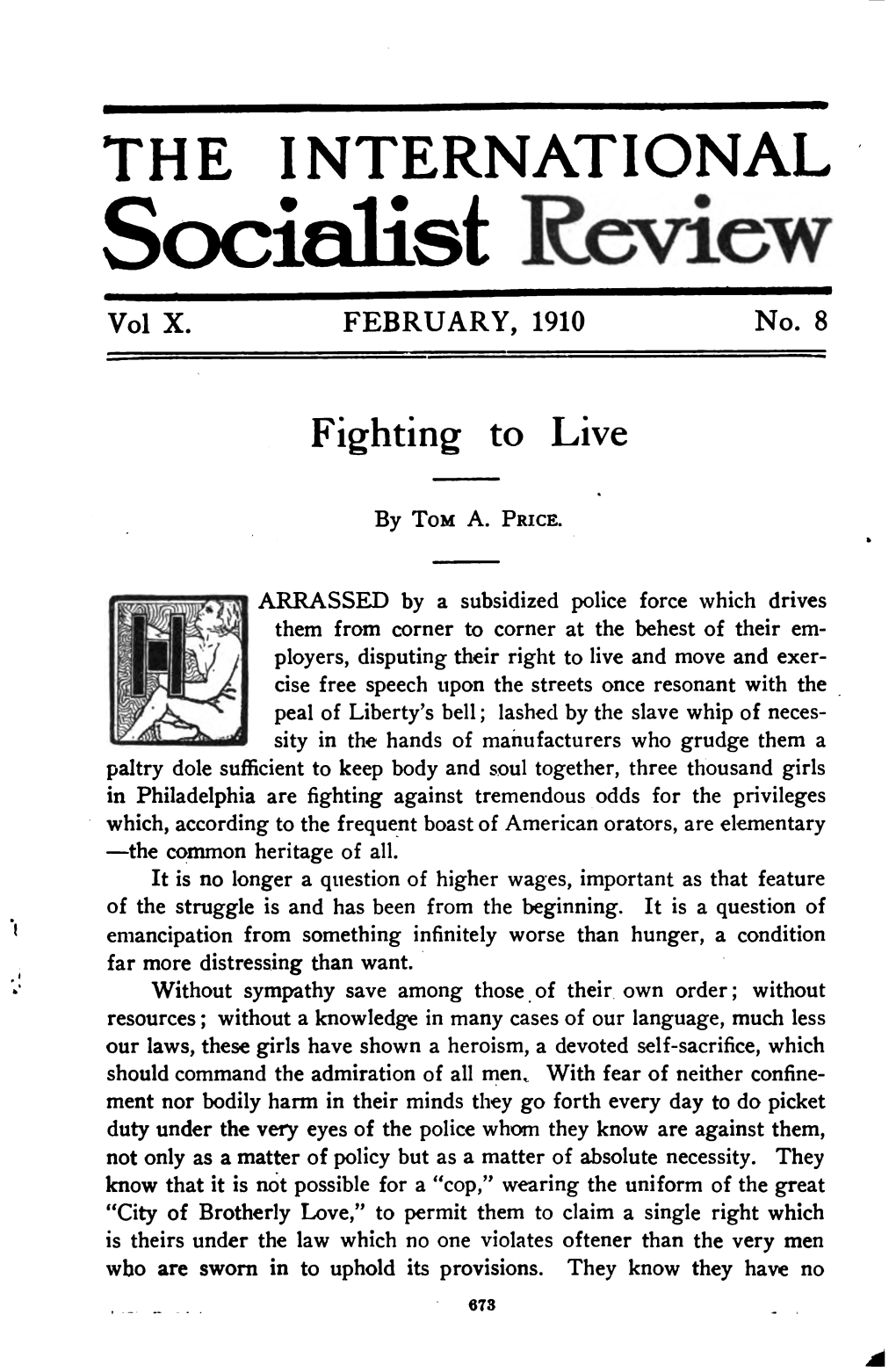 THE INTERNATIONAL Socialist Review