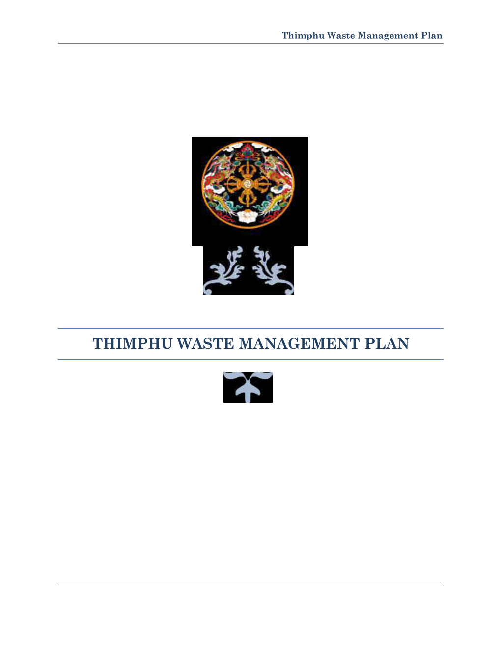 Thimphu Waste Management Plan