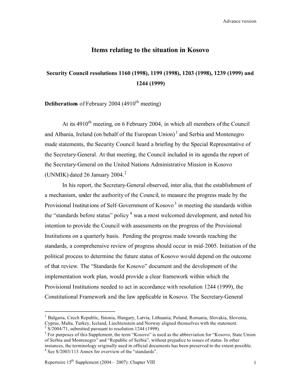 Kosovo Ch.8 Supp 15
