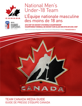 National Men's Under-18 Team / Équipe Nationale Masculine Des Moins De 18 Ans Statistics – Worlds Statistiques – Championnat Mondial