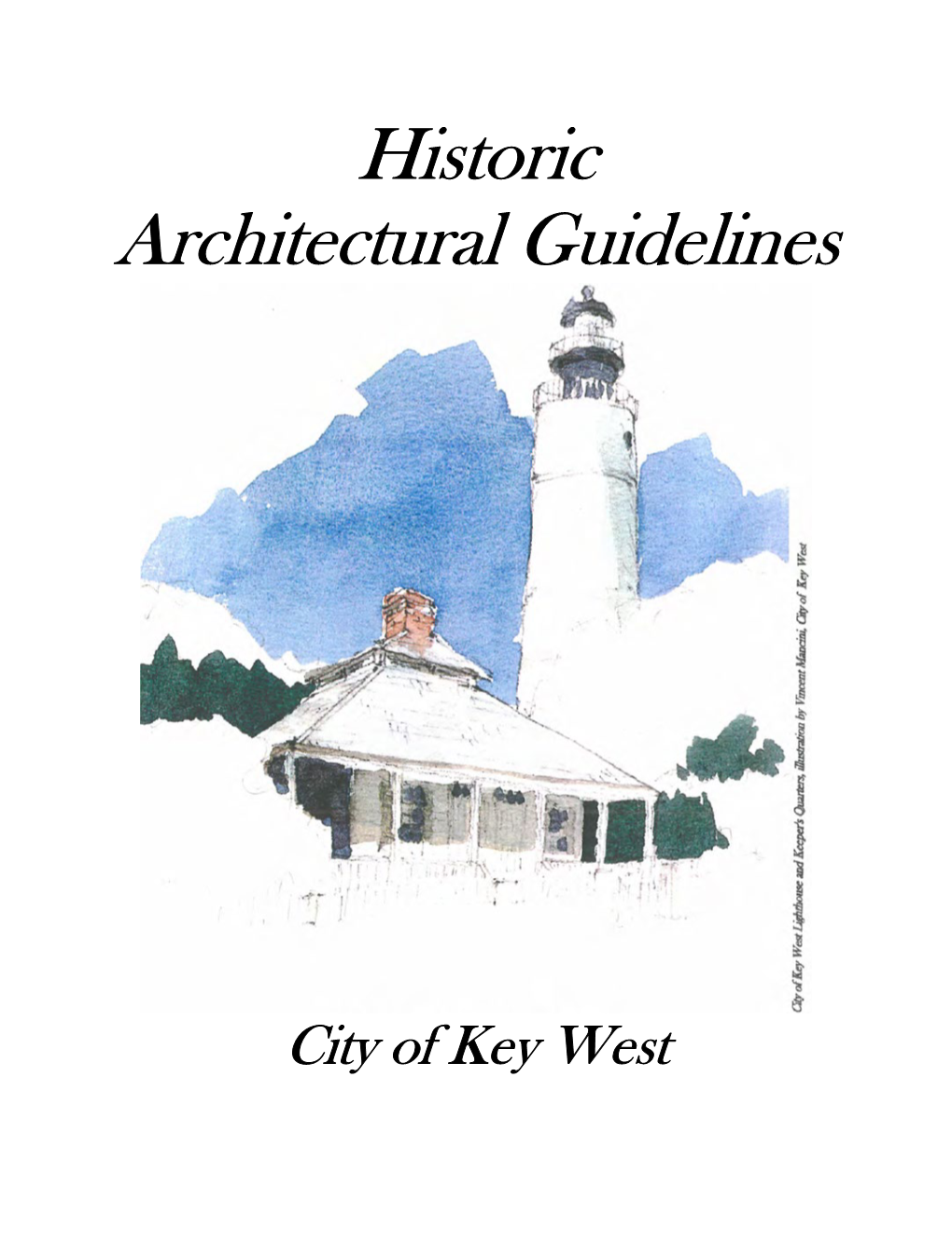 Historic Architectural Design Guidelines