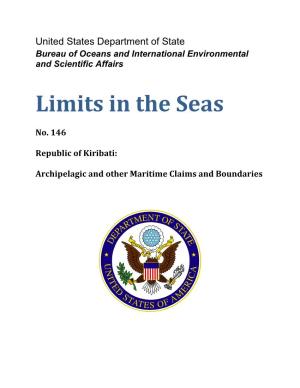 Limits in the Seas No. 146 Republic of Kiribati
