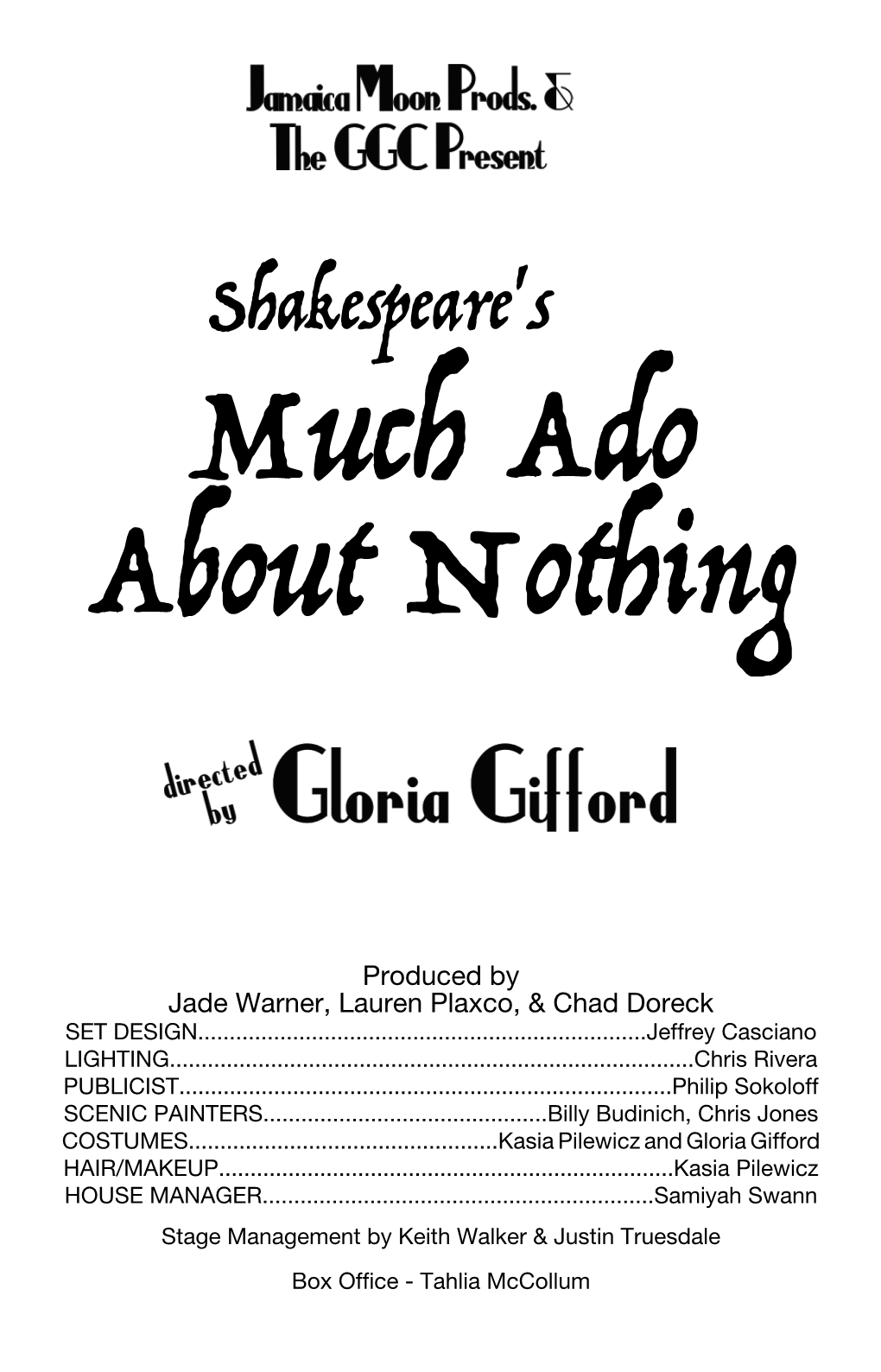 Much Ado About Nothing