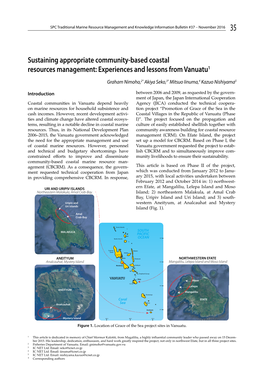 Experiences and Lessons from Vanuatu1