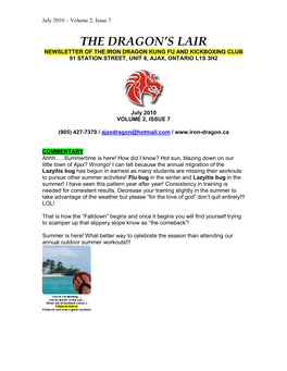 Iron Dragon July 2010 Newsletter.Pdf