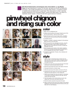 Pinwheel Chignon and Rising Sun Color 1